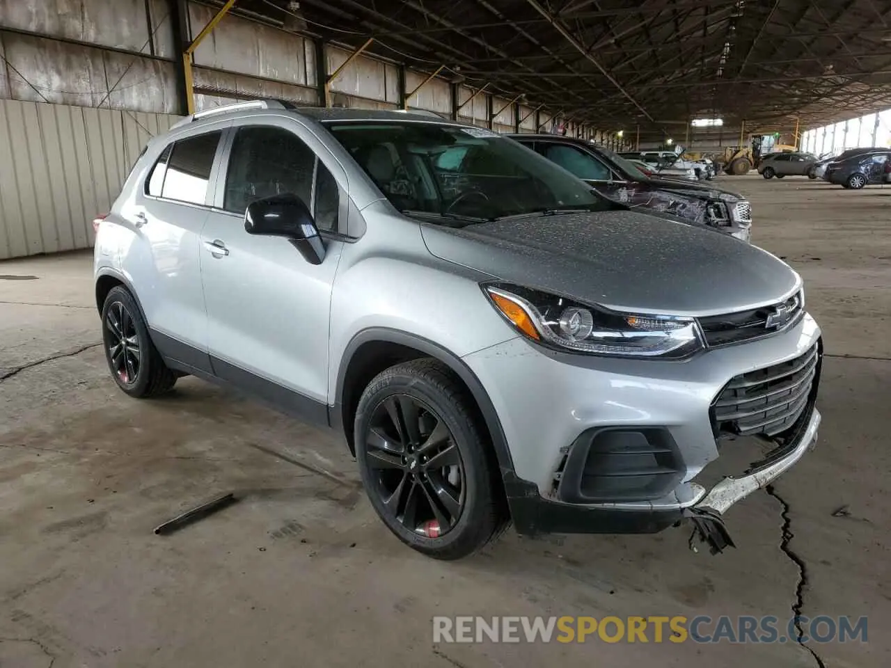 4 Фотография поврежденного автомобиля KL7CJLSB2MB320082 CHEVROLET TRAX 2021