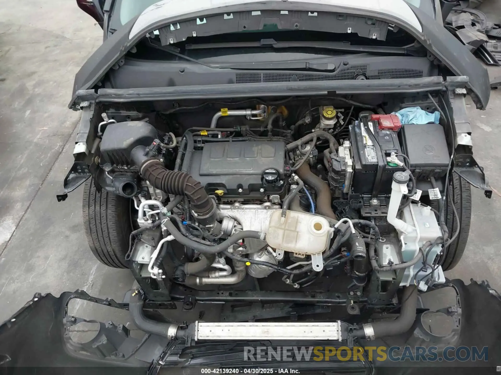 10 Photograph of a damaged car KL7CJLSB2MB343538 CHEVROLET TRAX 2021