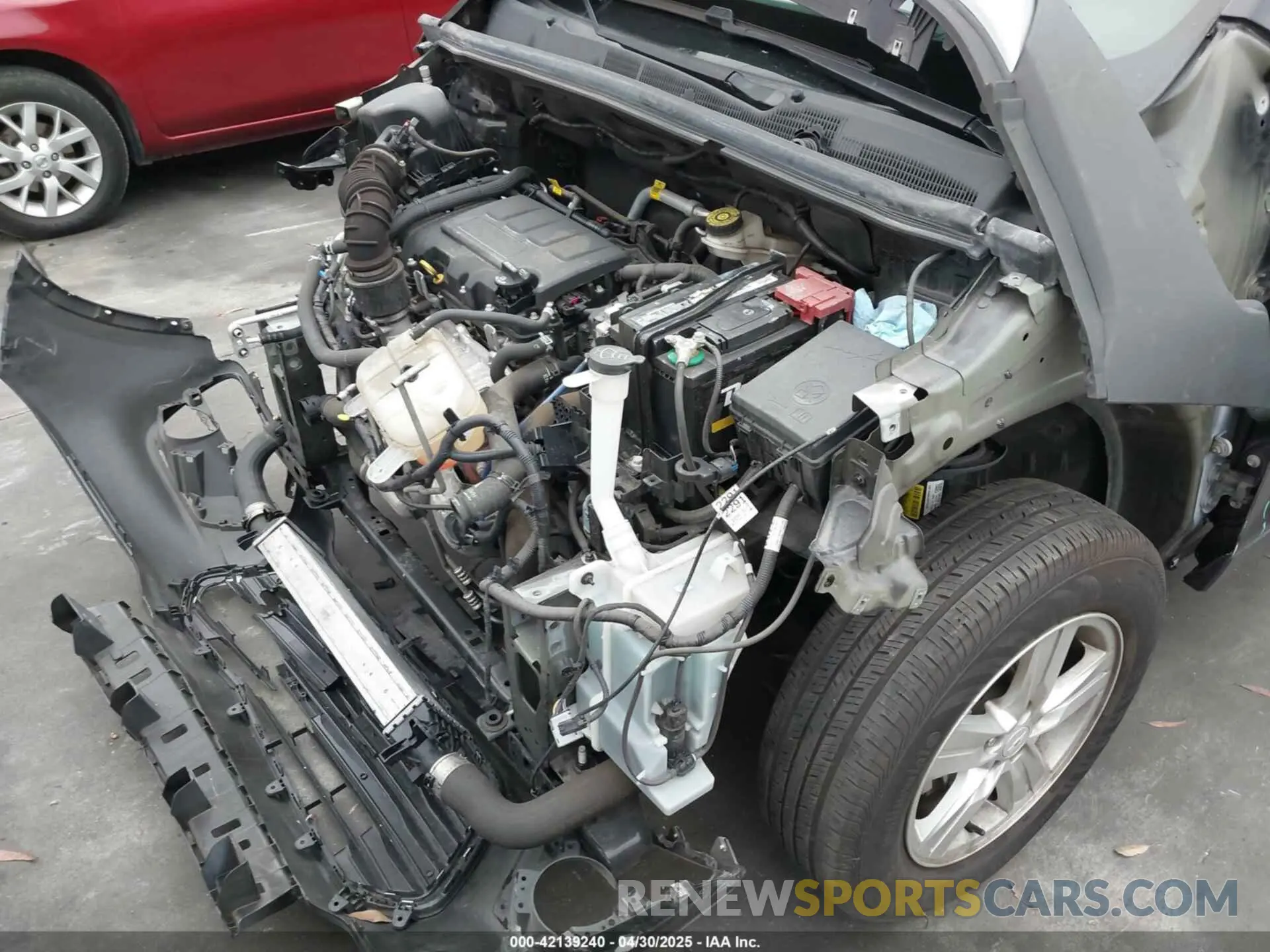 6 Photograph of a damaged car KL7CJLSB2MB343538 CHEVROLET TRAX 2021
