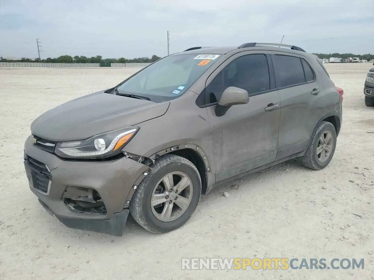 1 Photograph of a damaged car KL7CJLSB3MB306708 CHEVROLET TRAX 2021