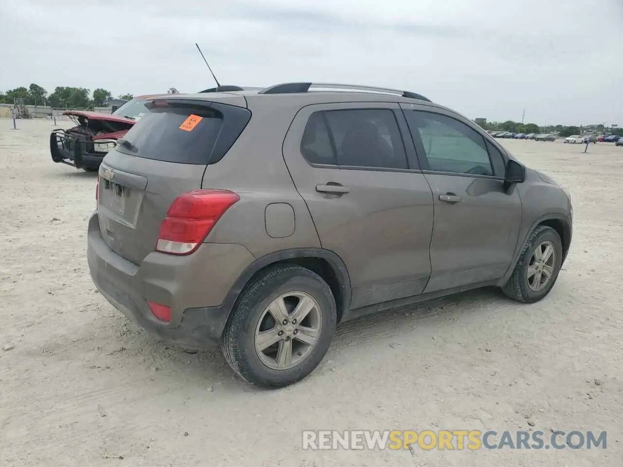 3 Photograph of a damaged car KL7CJLSB3MB306708 CHEVROLET TRAX 2021