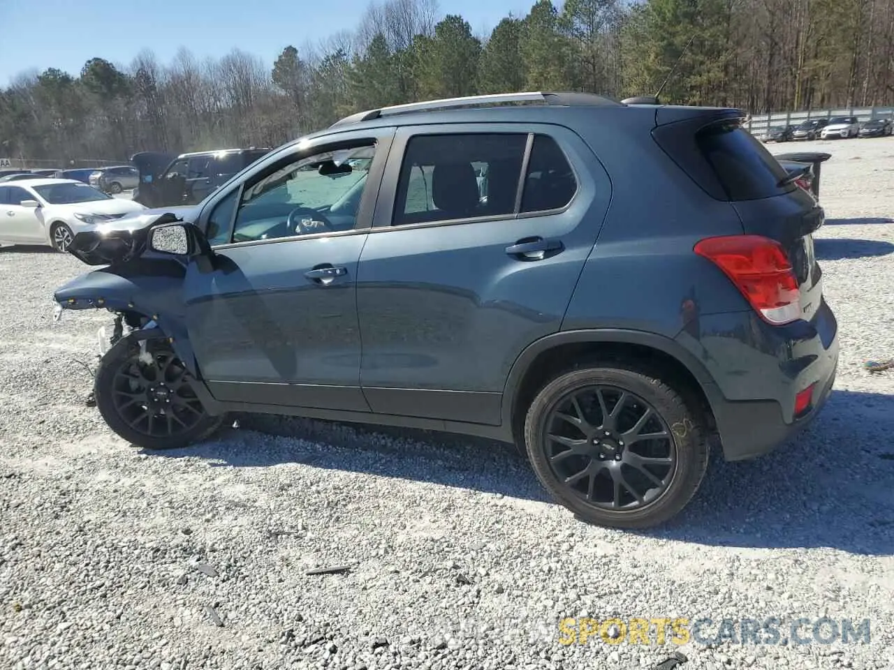 2 Фотография поврежденного автомобиля KL7CJLSB3MB323105 CHEVROLET TRAX 2021