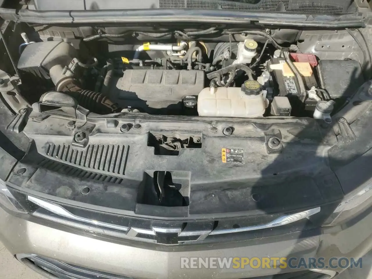 11 Фотография поврежденного автомобиля KL7CJLSB3MB331446 CHEVROLET TRAX 2021