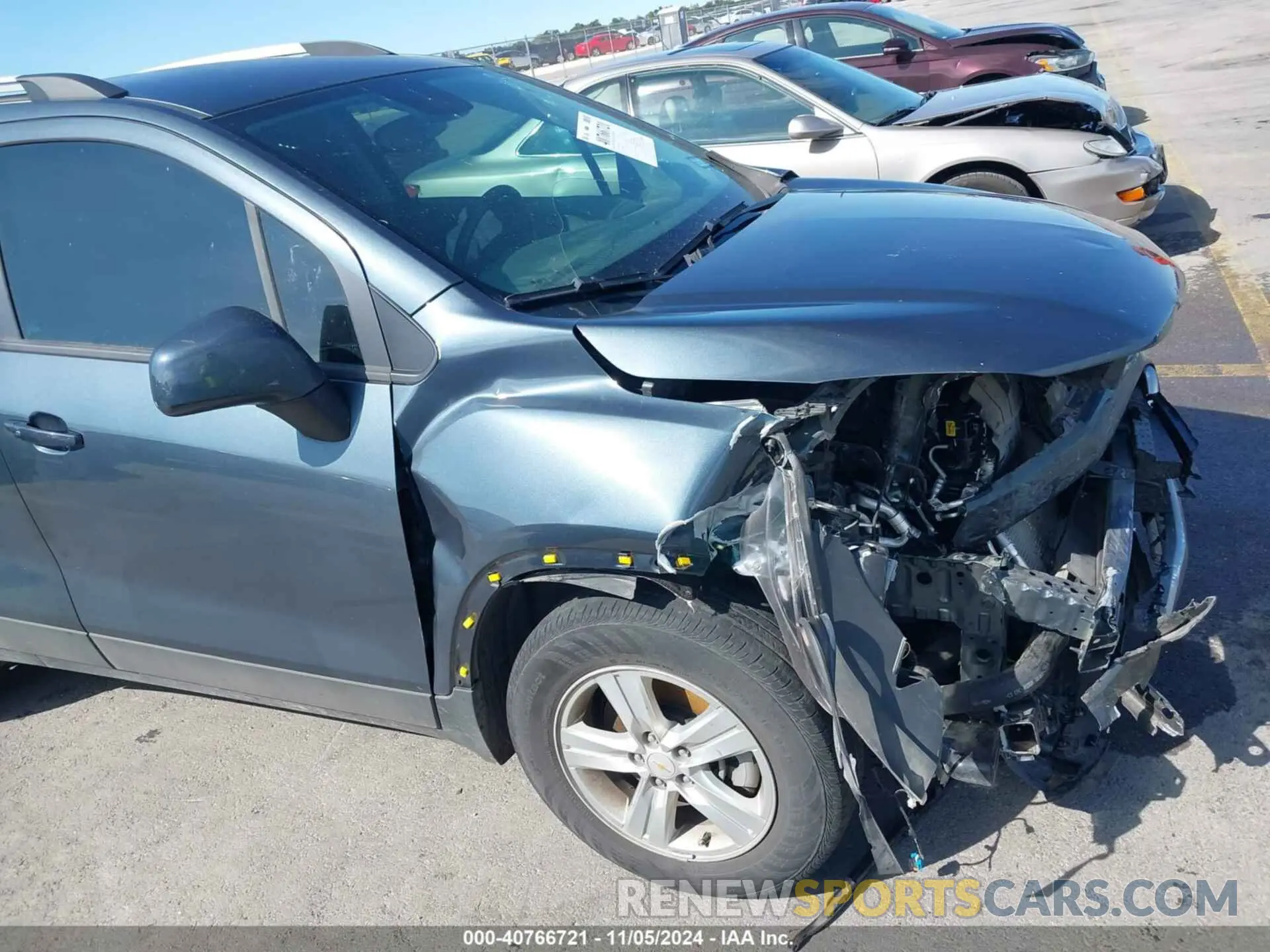 17 Photograph of a damaged car KL7CJLSB4MB317457 CHEVROLET TRAX 2021