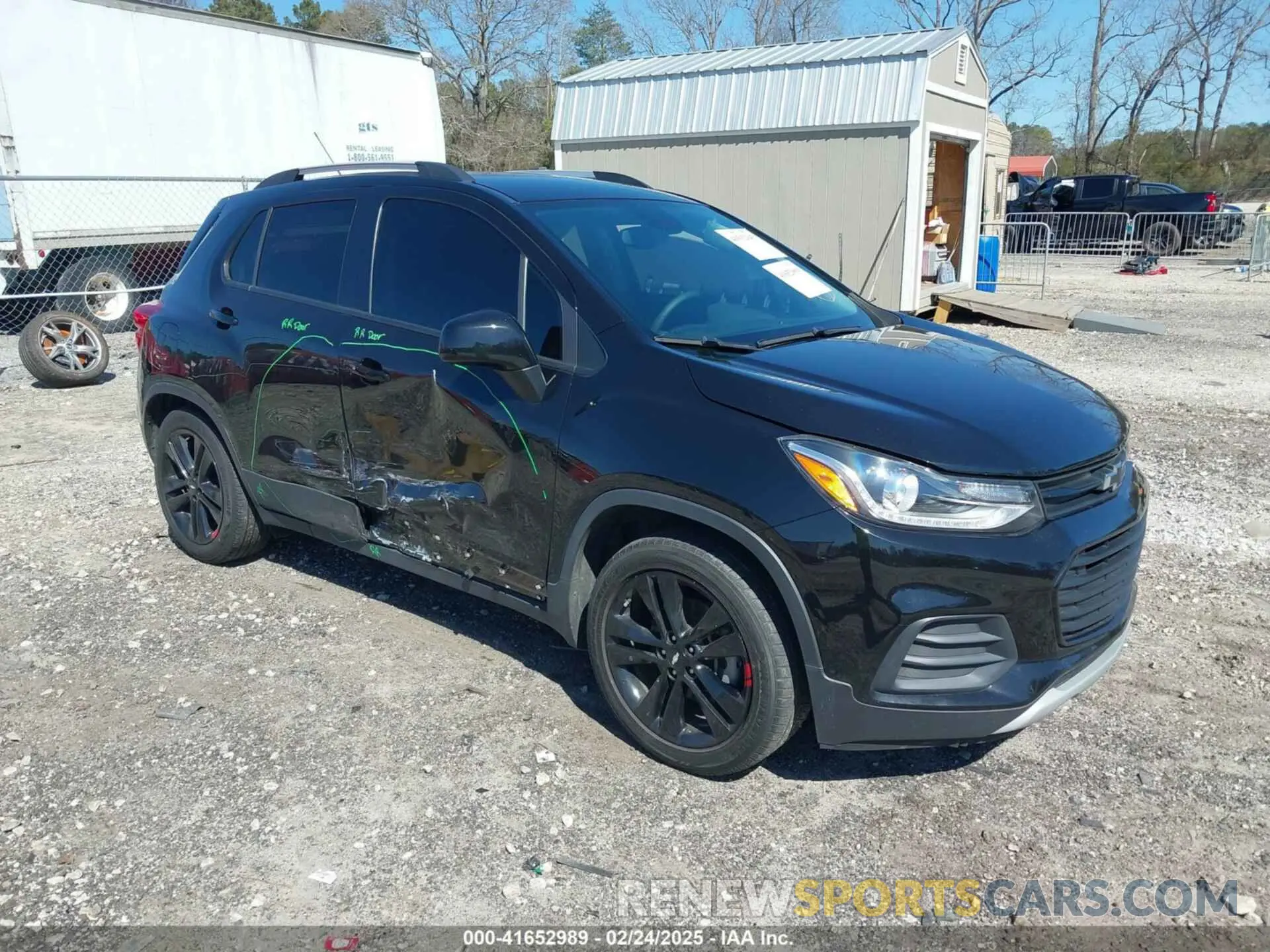 1 Photograph of a damaged car KL7CJLSB4MB318754 CHEVROLET TRAX 2021