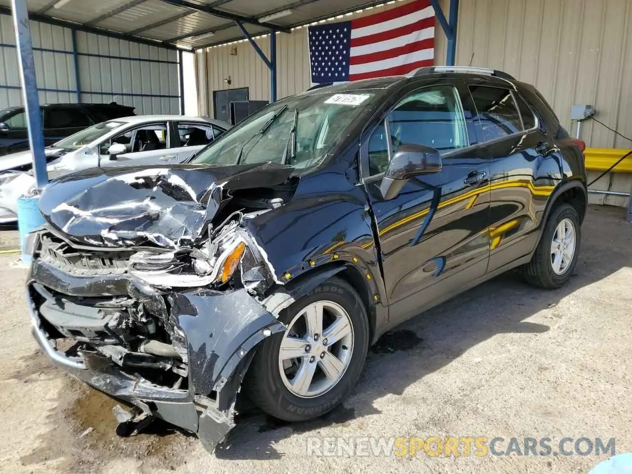 1 Фотография поврежденного автомобиля KL7CJLSB4MB337126 CHEVROLET TRAX 2021
