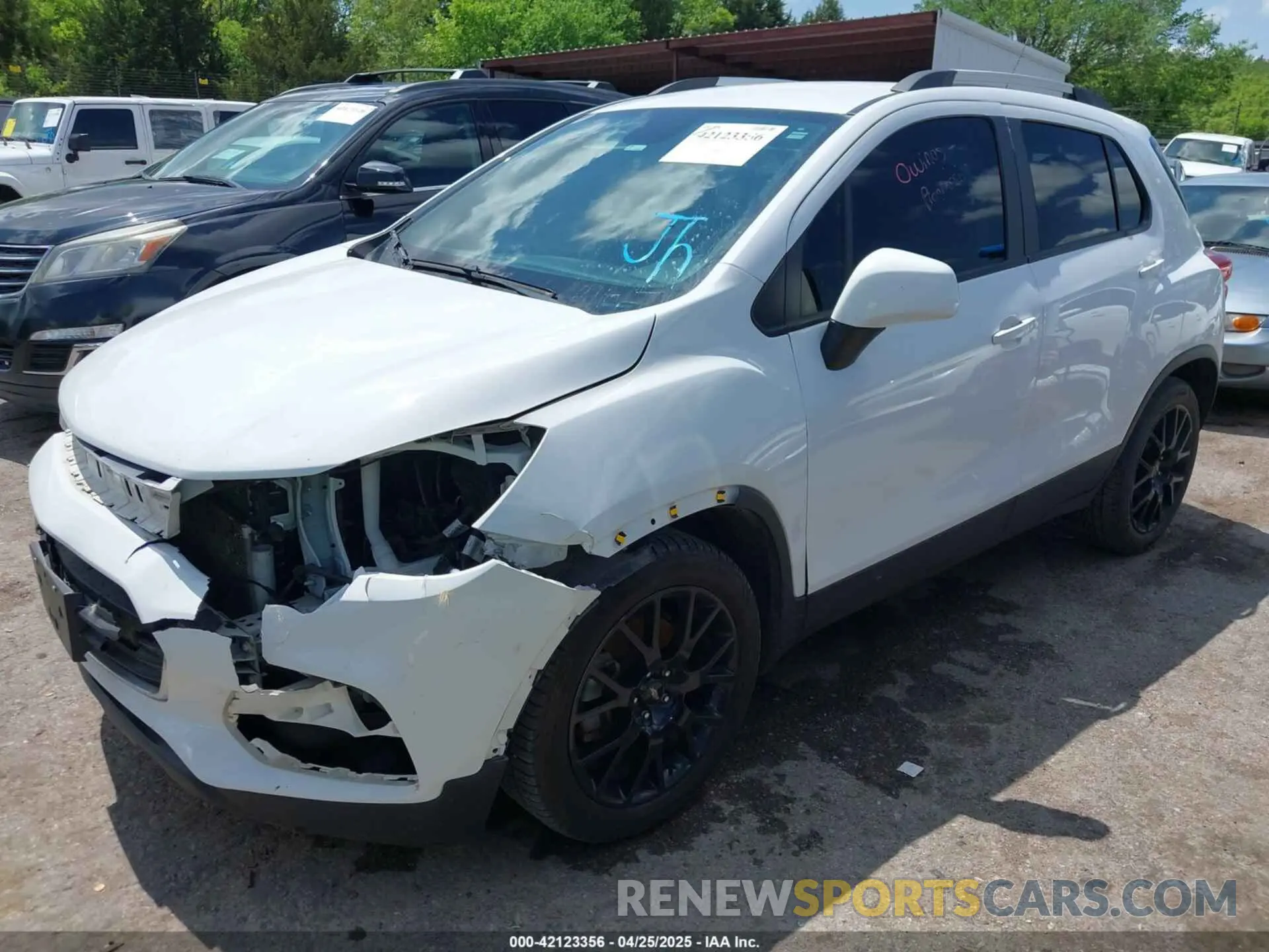 2 Photograph of a damaged car KL7CJLSB7MB360173 CHEVROLET TRAX 2021