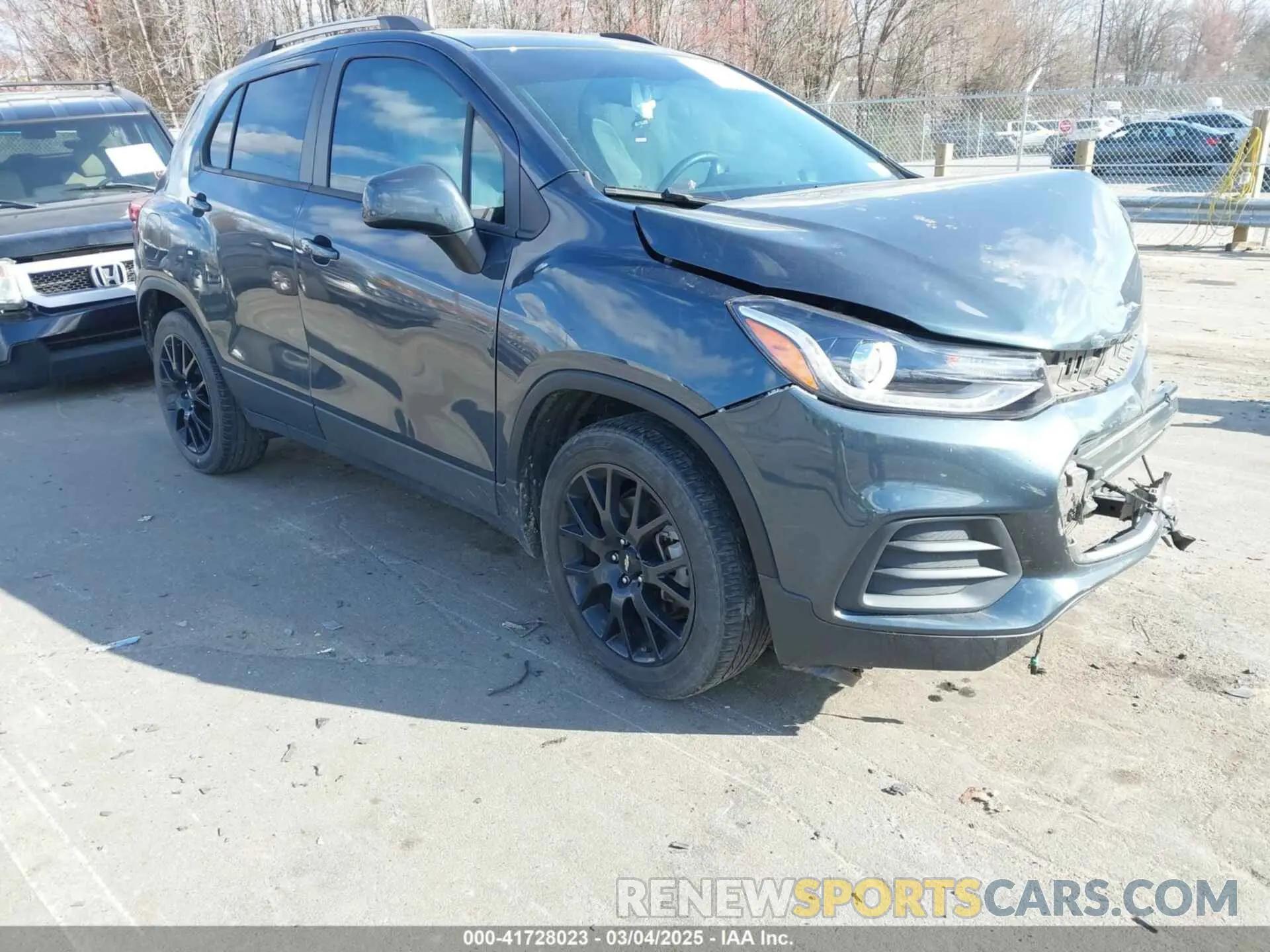 1 Photograph of a damaged car KL7CJLSB9MB348283 CHEVROLET TRAX 2021
