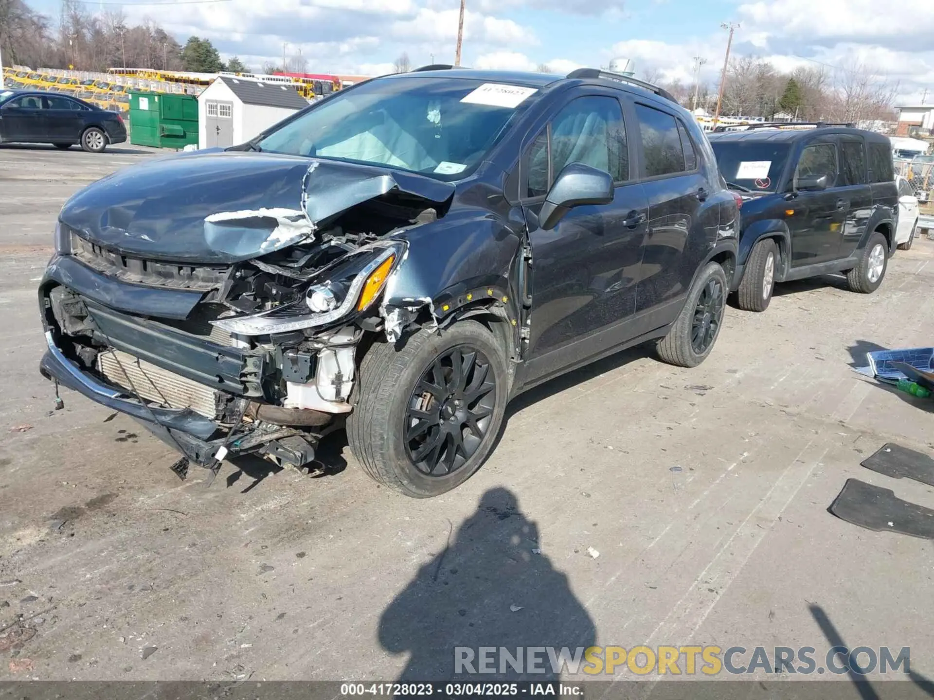 2 Photograph of a damaged car KL7CJLSB9MB348283 CHEVROLET TRAX 2021
