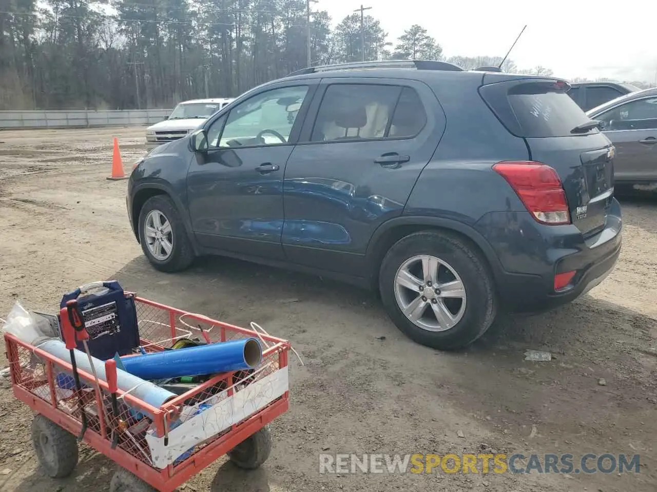 2 Фотография поврежденного автомобиля KL7CJLSM0MB362672 CHEVROLET TRAX 2021