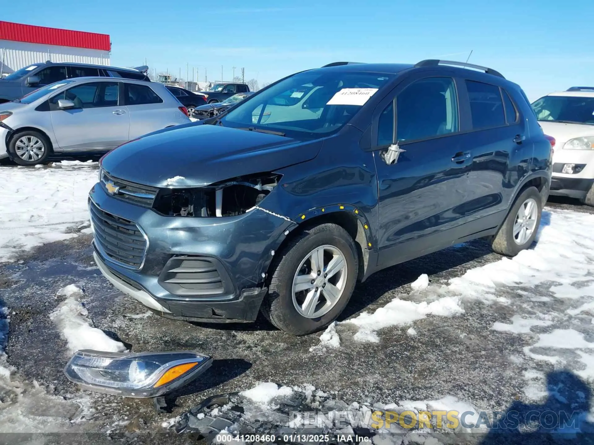 2 Фотография поврежденного автомобиля KL7CJLSM4MB374517 CHEVROLET TRAX 2021