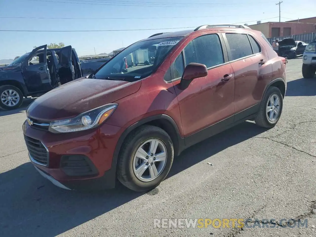 1 Фотография поврежденного автомобиля KL7CJLSM4MB376722 CHEVROLET TRAX 2021