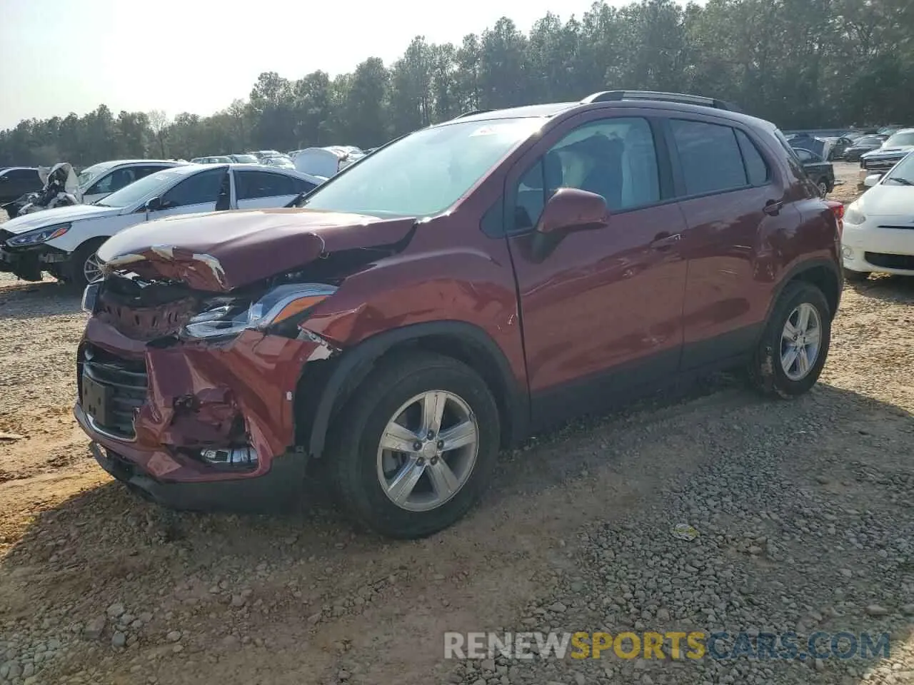 1 Фотография поврежденного автомобиля KL7CJLSMXMB374747 CHEVROLET TRAX 2021
