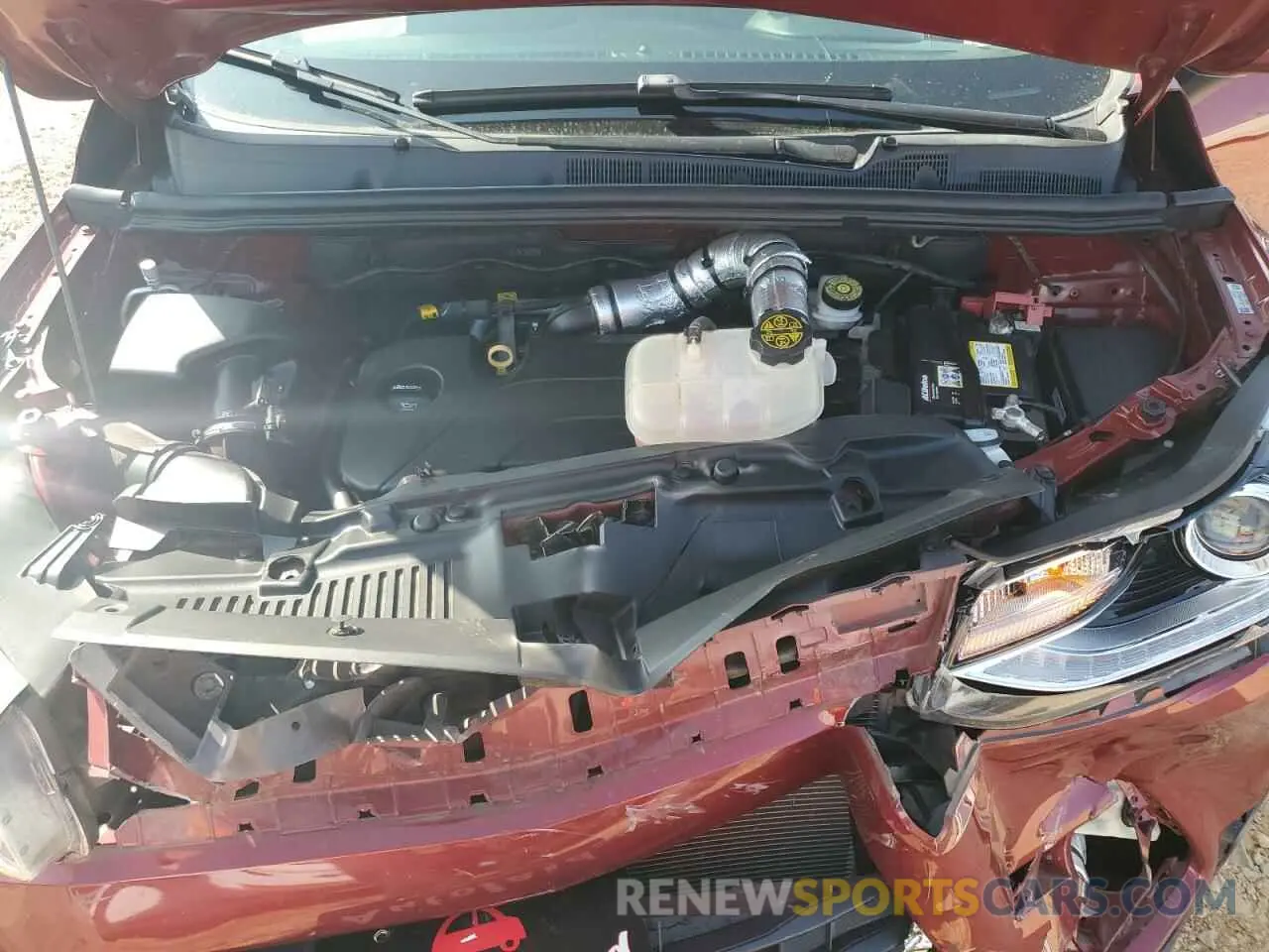11 Фотография поврежденного автомобиля KL7CJLSMXMB374747 CHEVROLET TRAX 2021