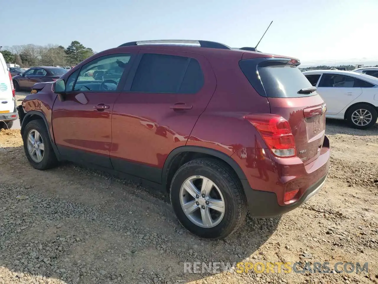 2 Фотография поврежденного автомобиля KL7CJLSMXMB374747 CHEVROLET TRAX 2021
