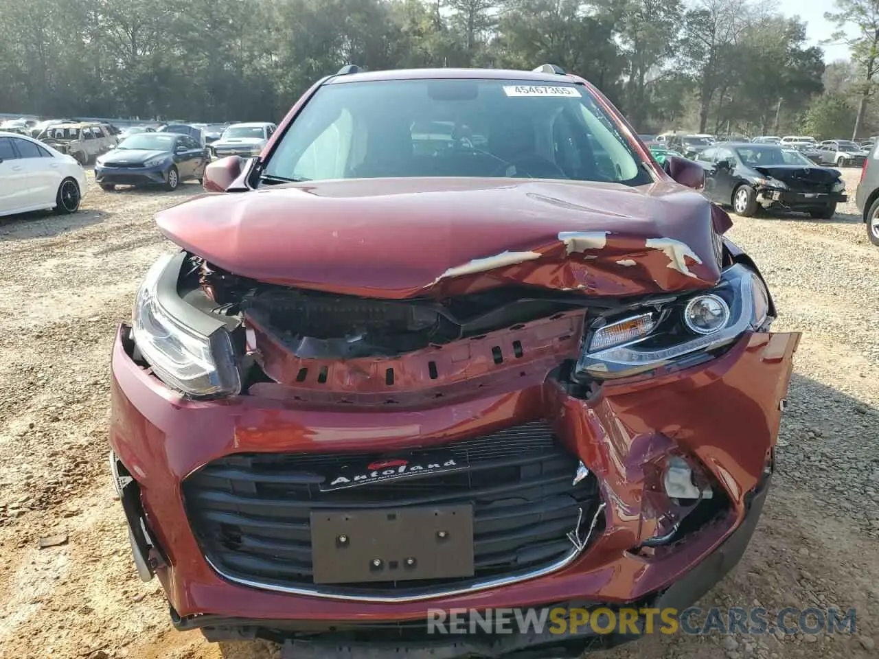 5 Фотография поврежденного автомобиля KL7CJLSMXMB374747 CHEVROLET TRAX 2021