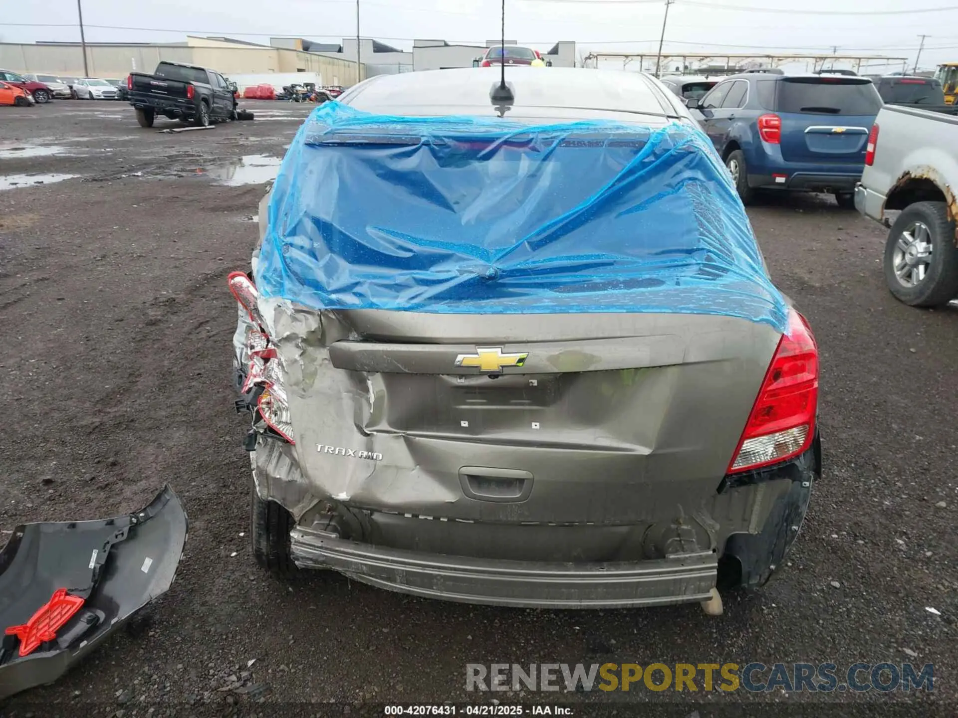 16 Фотография поврежденного автомобиля KL7CJNSB0MB324627 CHEVROLET TRAX 2021