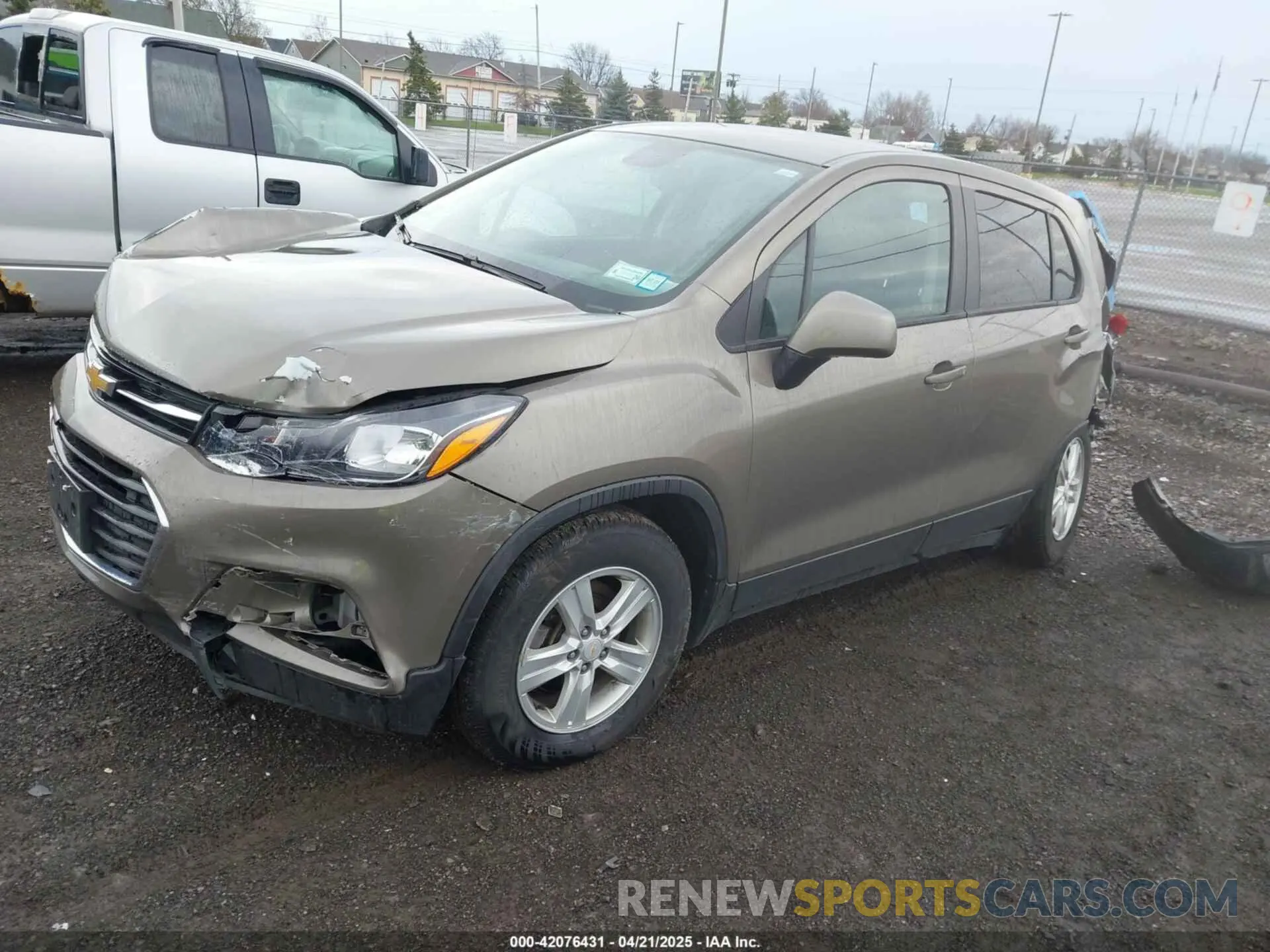 2 Фотография поврежденного автомобиля KL7CJNSB0MB324627 CHEVROLET TRAX 2021