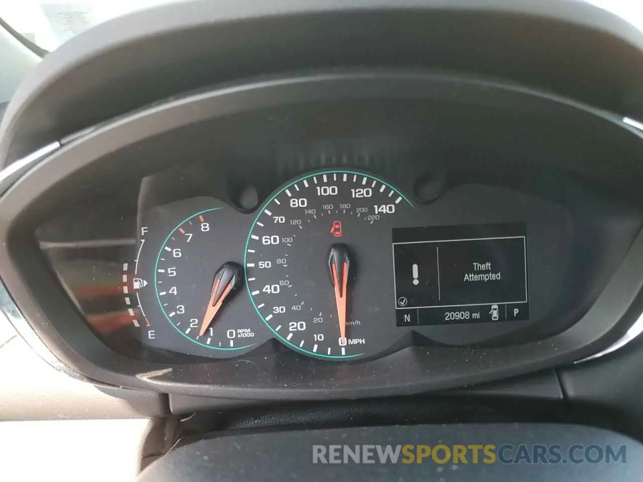 9 Фотография поврежденного автомобиля KL7CJNSB1MB336852 CHEVROLET TRAX 2021