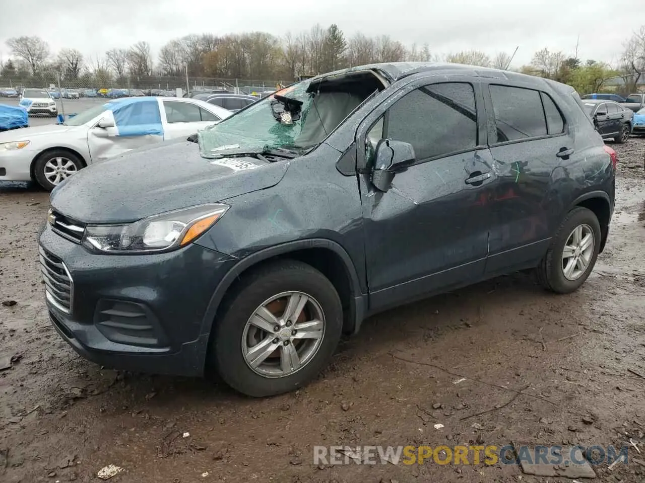 1 Photograph of a damaged car KL7CJNSB1MB347897 CHEVROLET TRAX 2021