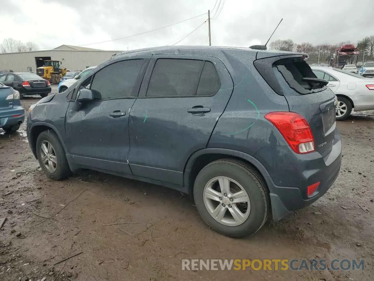 2 Photograph of a damaged car KL7CJNSB1MB347897 CHEVROLET TRAX 2021