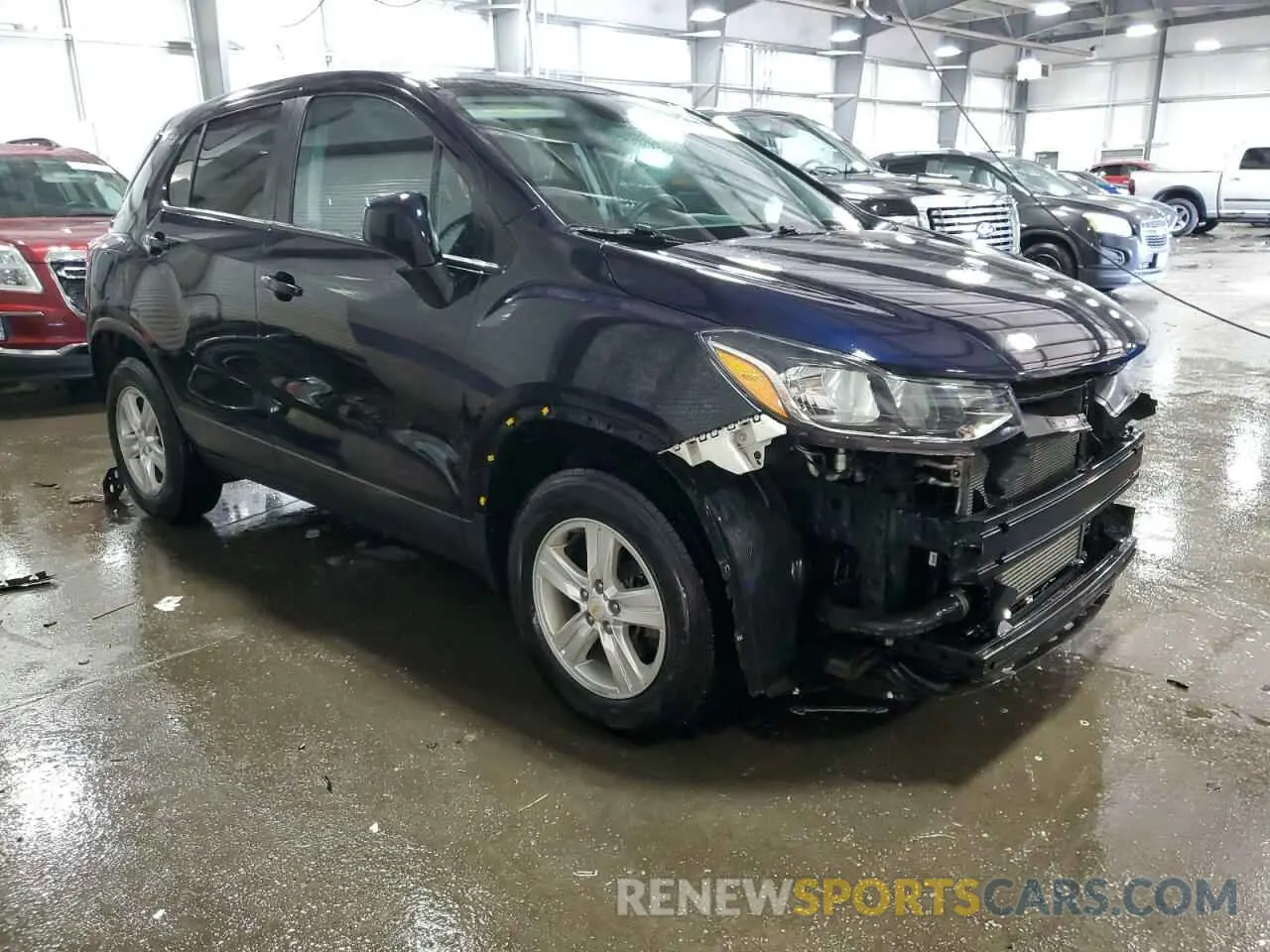 4 Фотография поврежденного автомобиля KL7CJNSB2MB316352 CHEVROLET TRAX 2021