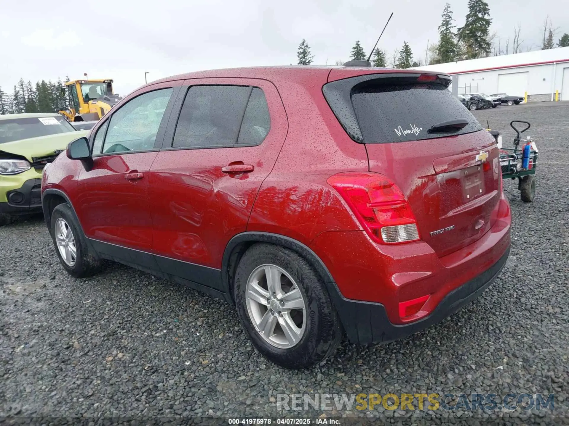 3 Фотография поврежденного автомобиля KL7CJNSB8MB359898 CHEVROLET TRAX 2021