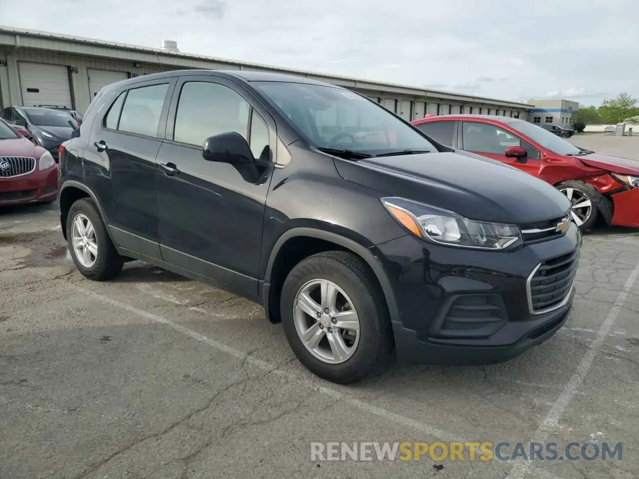 4 Фотография поврежденного автомобиля KL7CJNSB9MB357366 CHEVROLET TRAX 2021