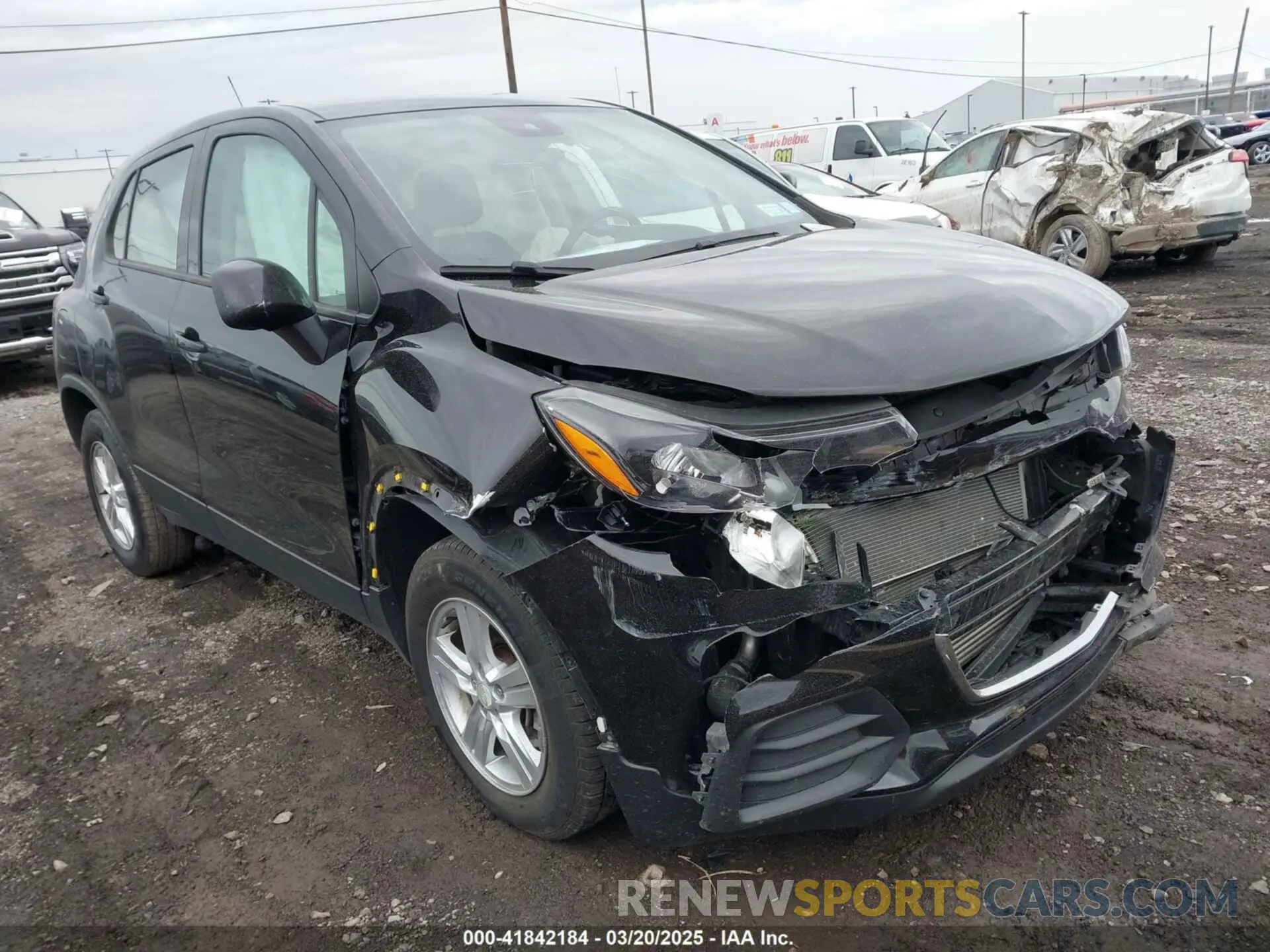 1 Фотография поврежденного автомобиля KL7CJNSM1MB361915 CHEVROLET TRAX 2021