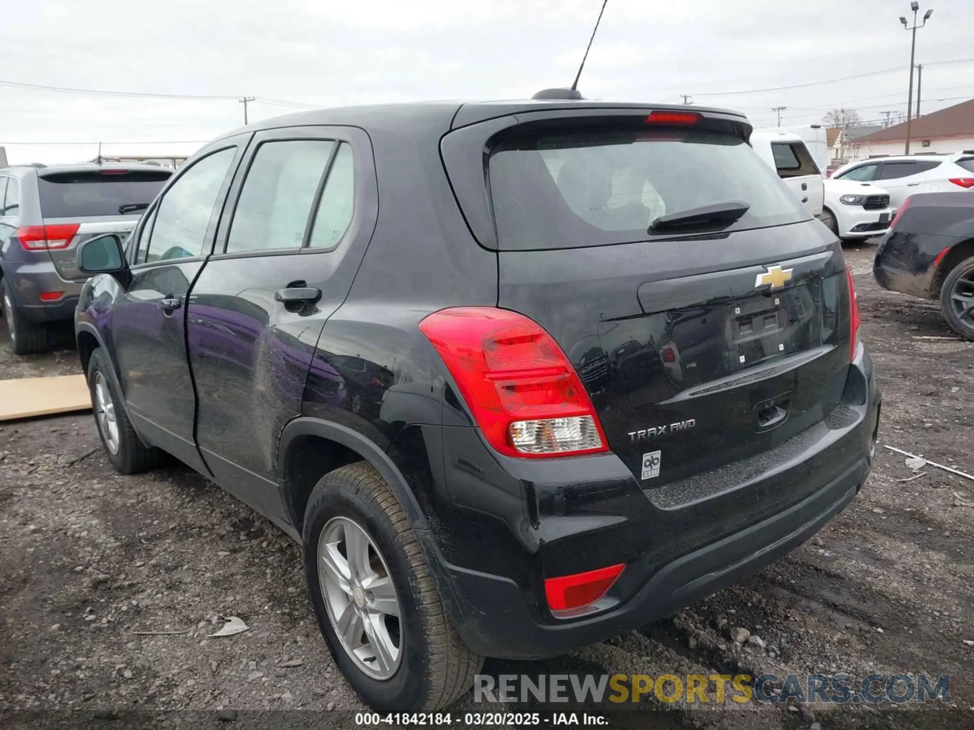 3 Фотография поврежденного автомобиля KL7CJNSM1MB361915 CHEVROLET TRAX 2021