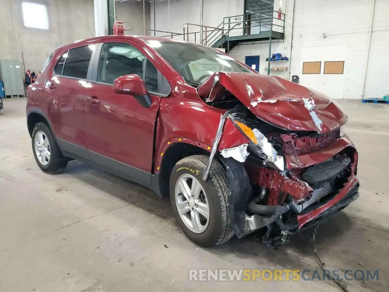 4 Photograph of a damaged car KL7CJNSM2MB371787 CHEVROLET TRAX 2021