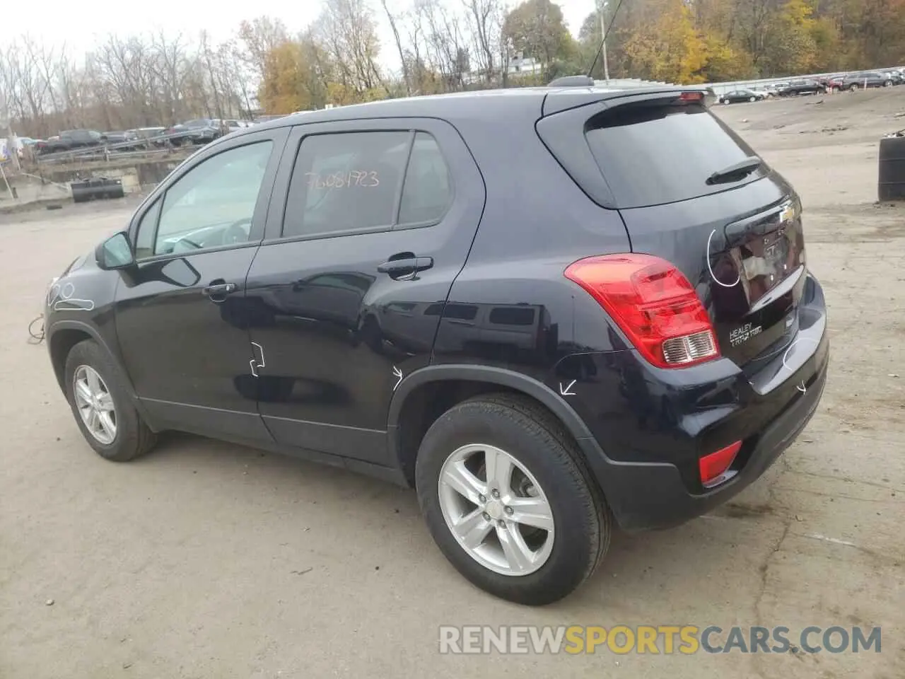 2 Фотография поврежденного автомобиля KL7CJNSM5MB361786 CHEVROLET TRAX 2021