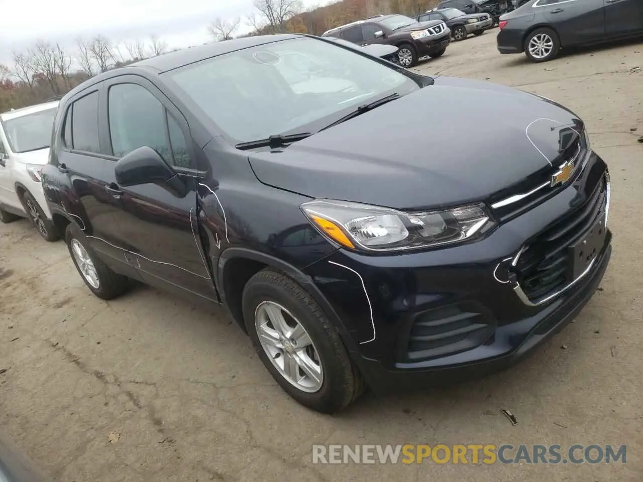 4 Фотография поврежденного автомобиля KL7CJNSM5MB361786 CHEVROLET TRAX 2021