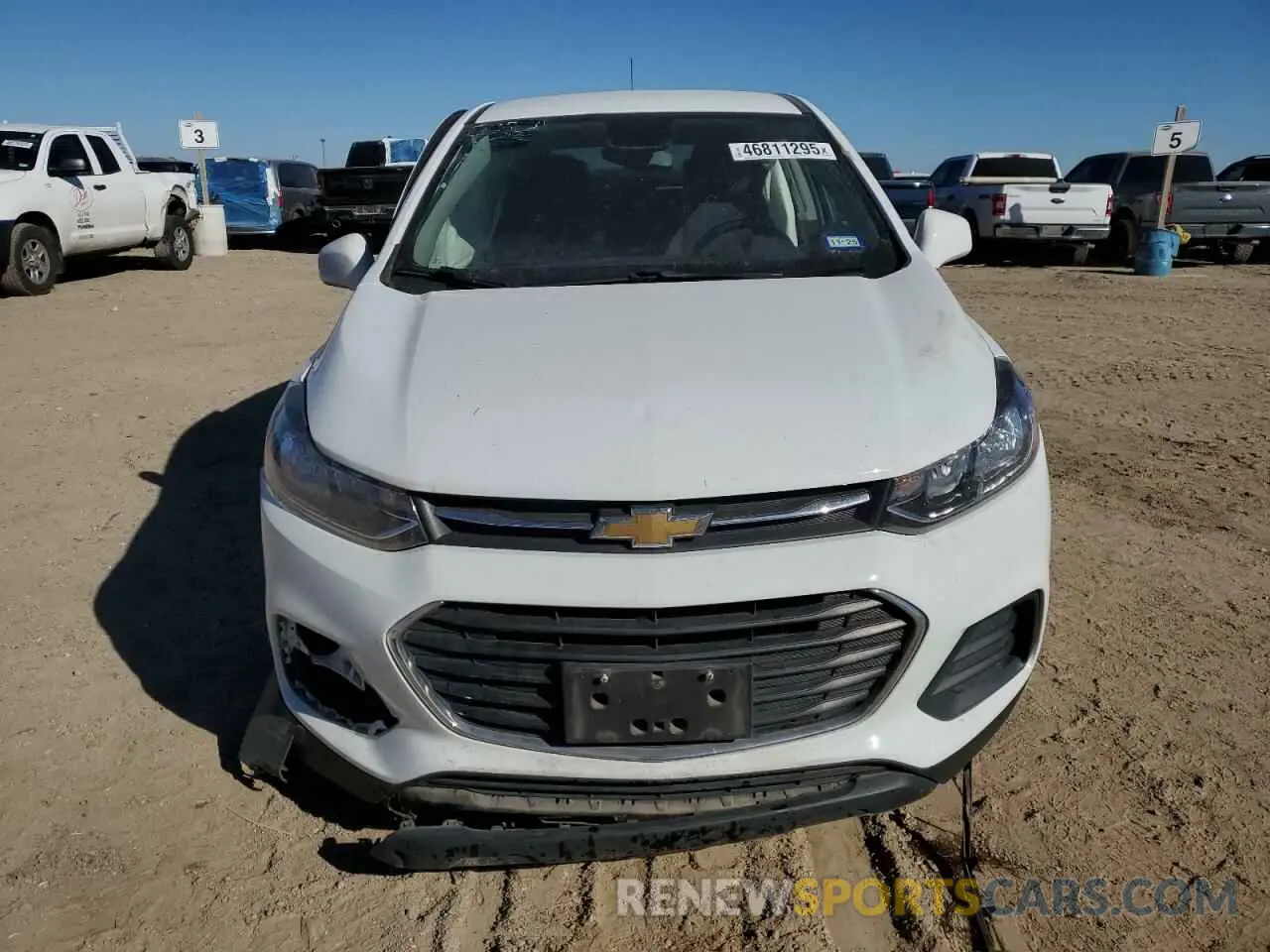 5 Фотография поврежденного автомобиля KL7CJNSM5MB368236 CHEVROLET TRAX 2021