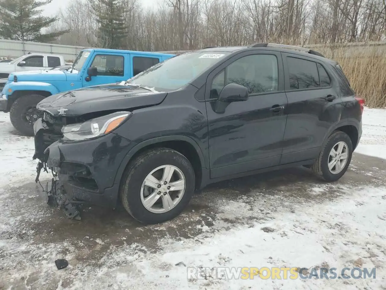 1 Фотография поврежденного автомобиля KL7CJPSB2MB350836 CHEVROLET TRAX 2021