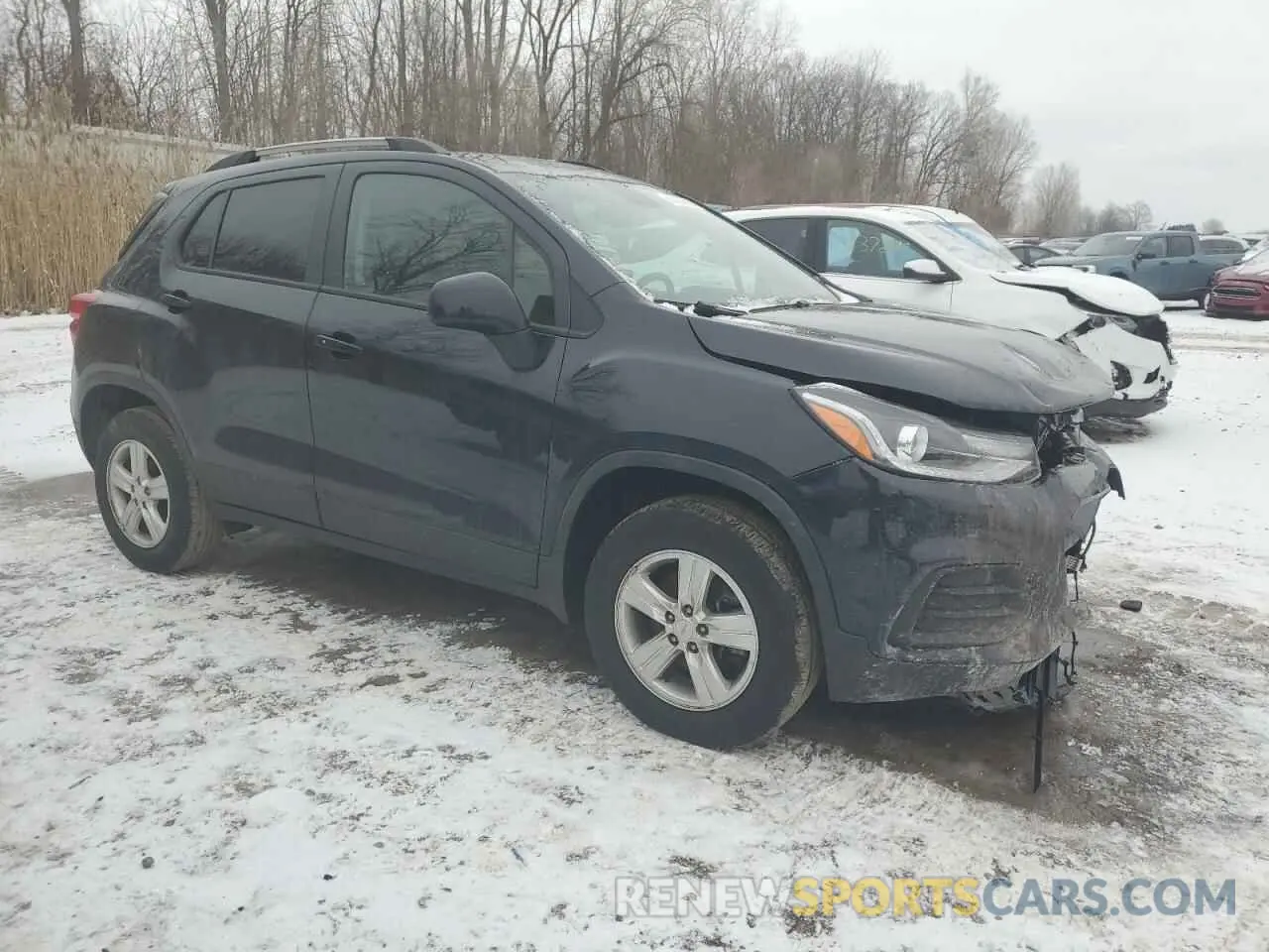 4 Фотография поврежденного автомобиля KL7CJPSB2MB350836 CHEVROLET TRAX 2021