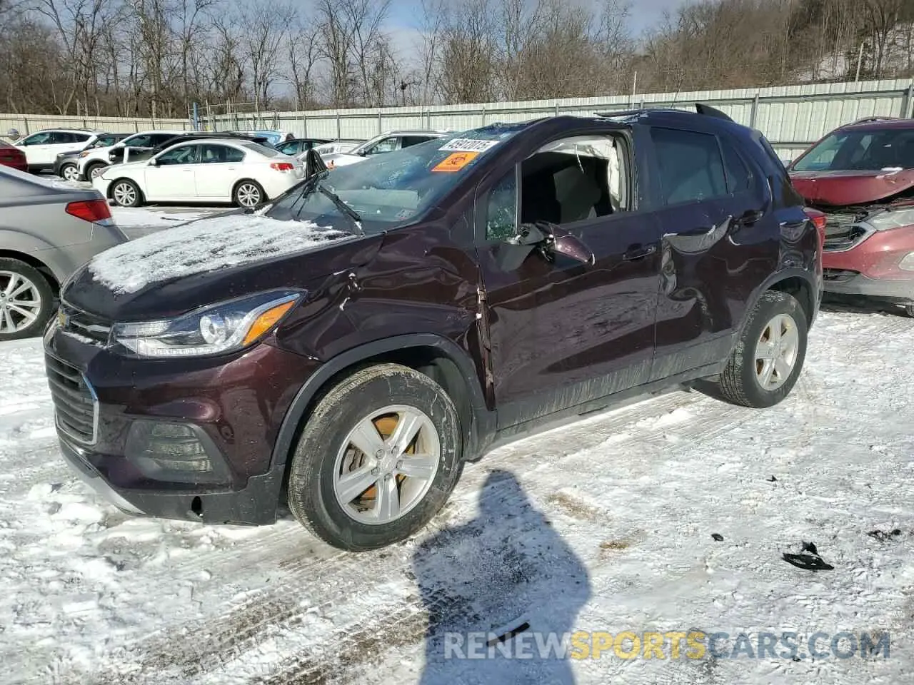 1 Фотография поврежденного автомобиля KL7CJPSB3MB350019 CHEVROLET TRAX 2021