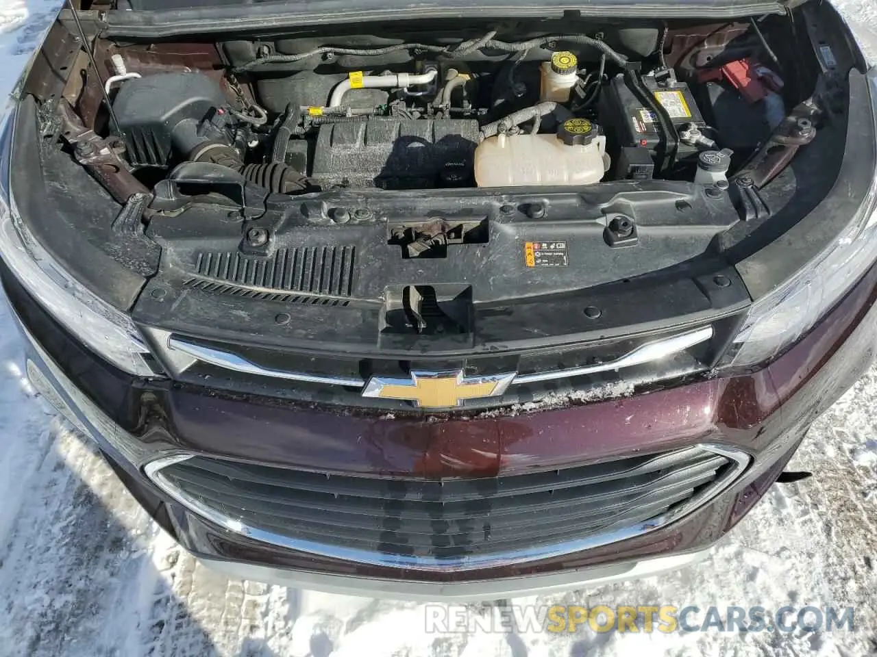 12 Фотография поврежденного автомобиля KL7CJPSB3MB350019 CHEVROLET TRAX 2021