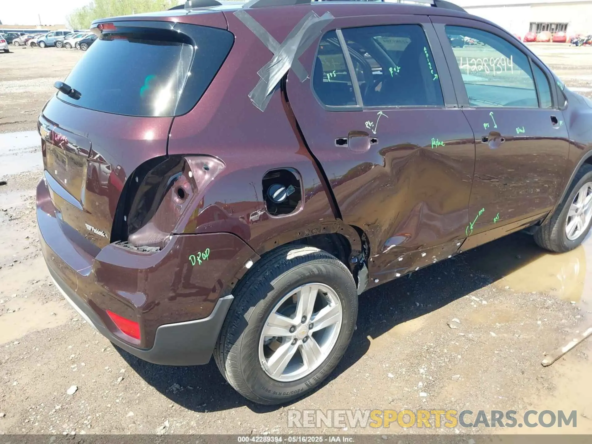 6 Фотография поврежденного автомобиля KL7CJPSB7MB359385 CHEVROLET TRAX 2021