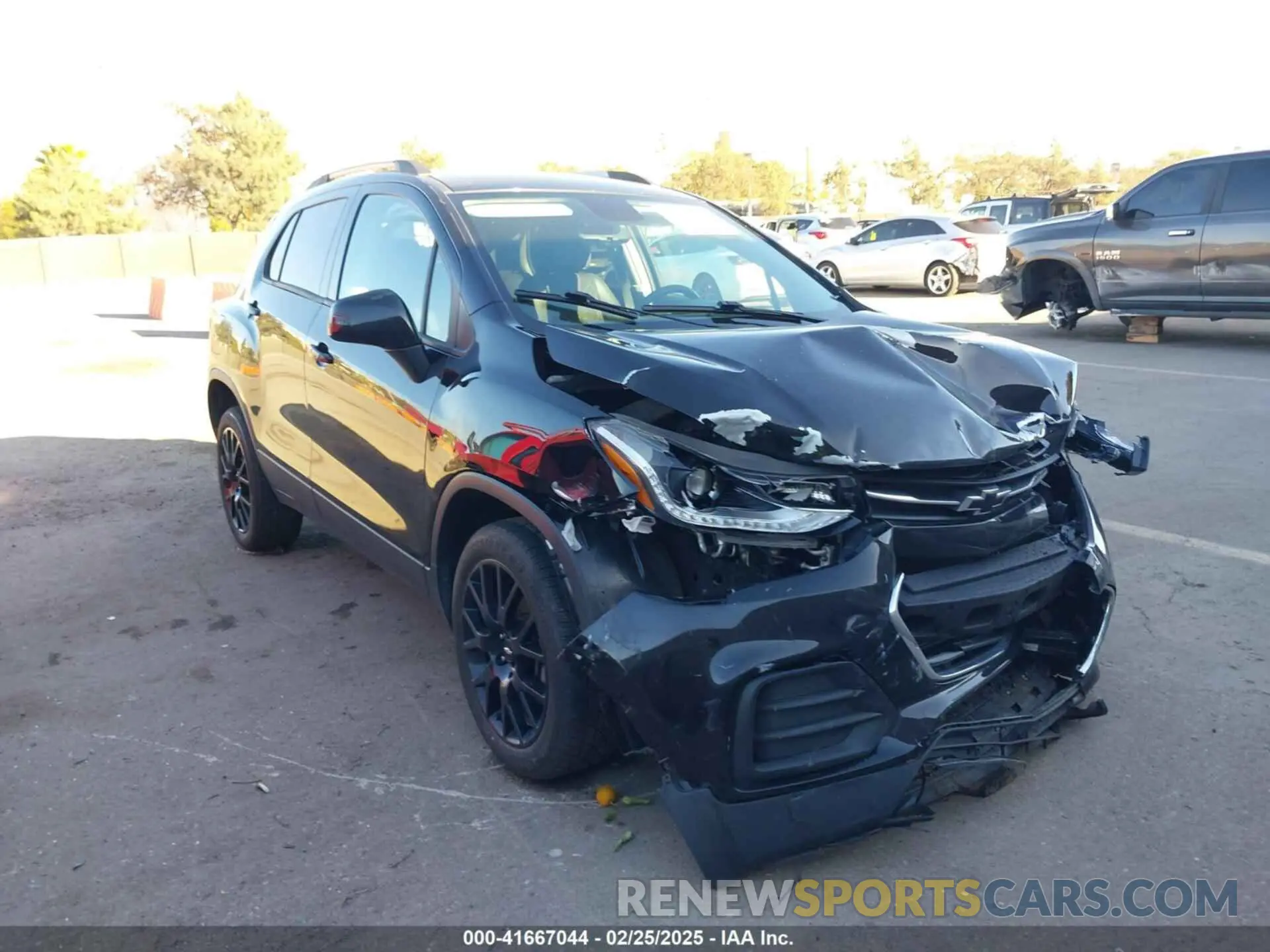 1 Фотография поврежденного автомобиля KL7CJPSB9MB342992 CHEVROLET TRAX 2021
