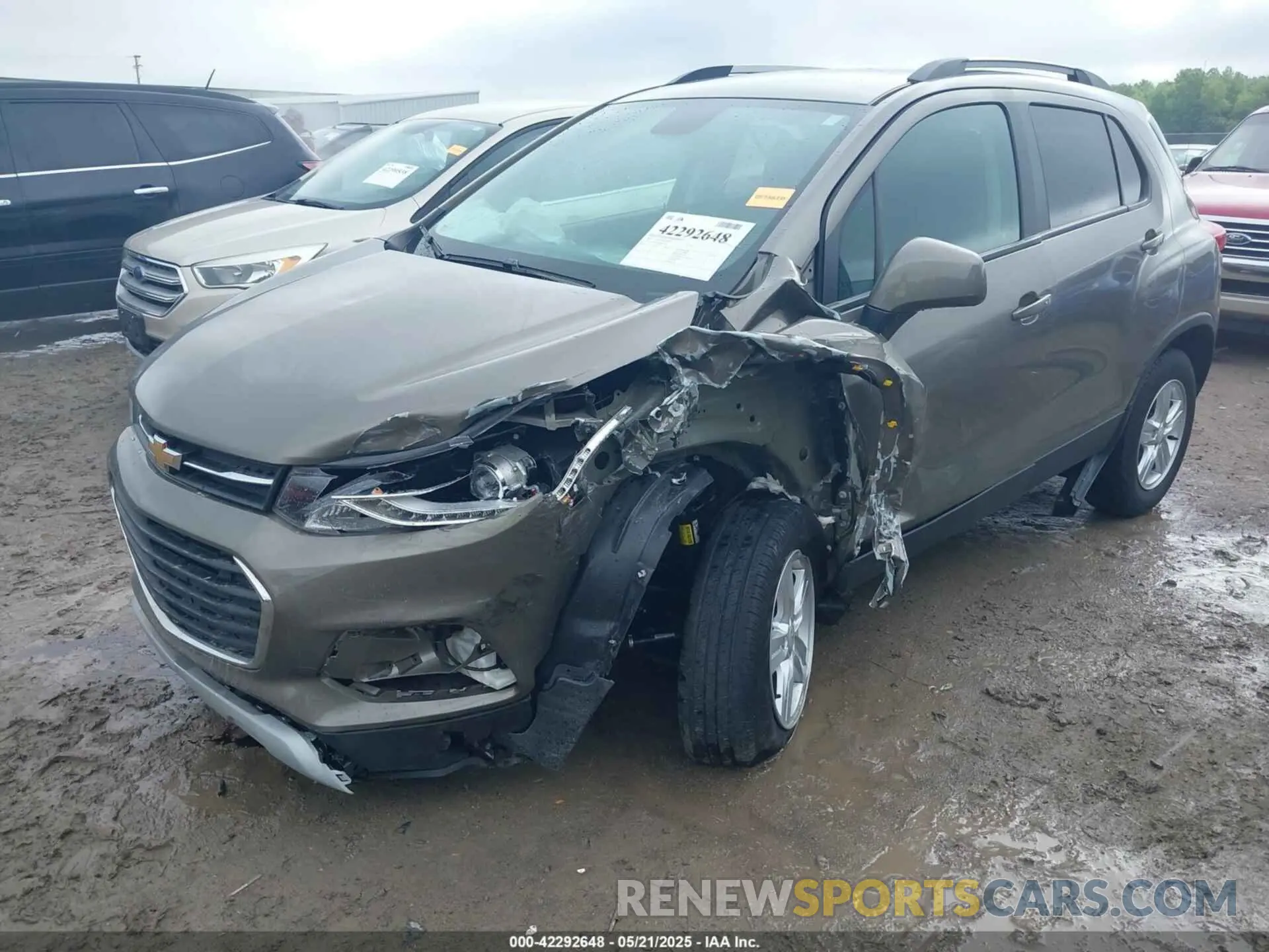 2 Photograph of a damaged car KL7CJPSBXMB311623 CHEVROLET TRAX 2021