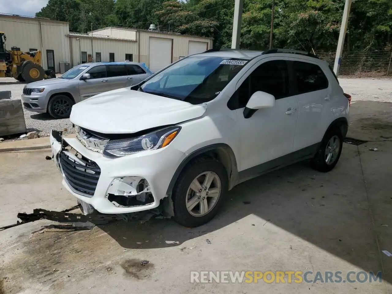 1 Photograph of a damaged car KL7CJPSBXMB357145 CHEVROLET TRAX 2021