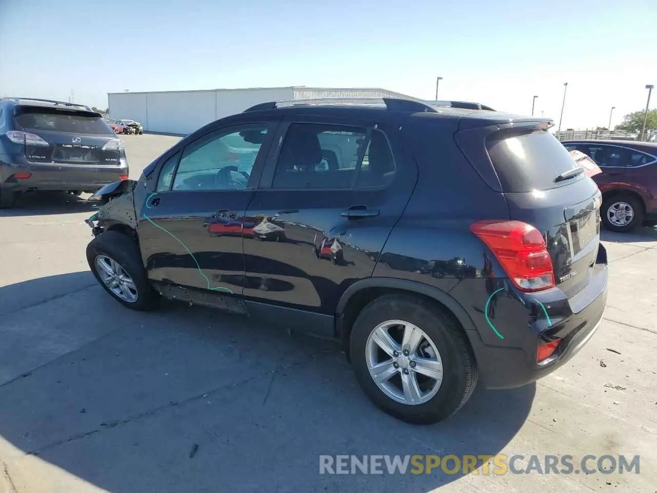 2 Фотография поврежденного автомобиля KL7CJPSM2MB370618 CHEVROLET TRAX 2021