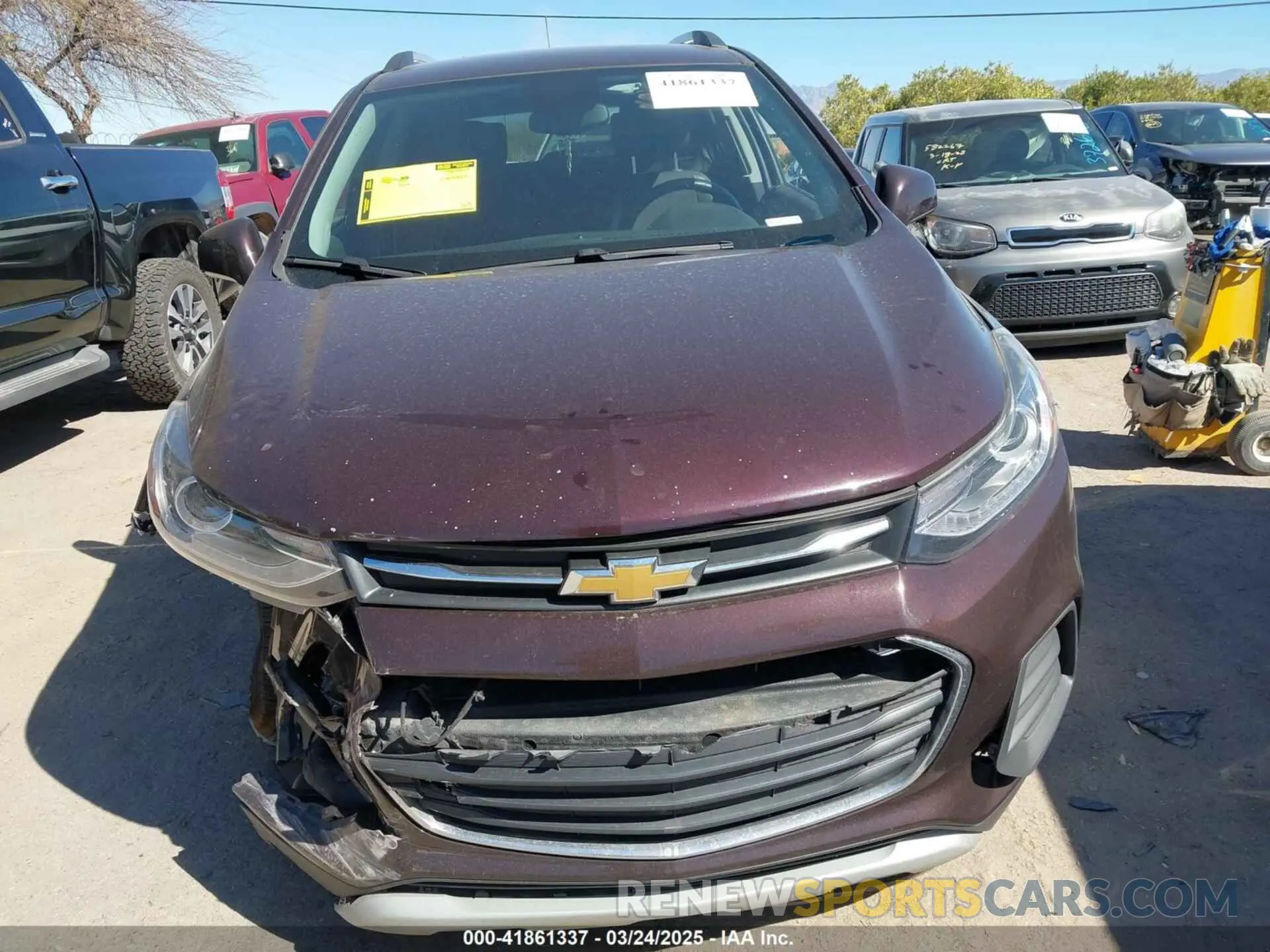 12 Фотография поврежденного автомобиля KL7CJPSM4MB364271 CHEVROLET TRAX 2021