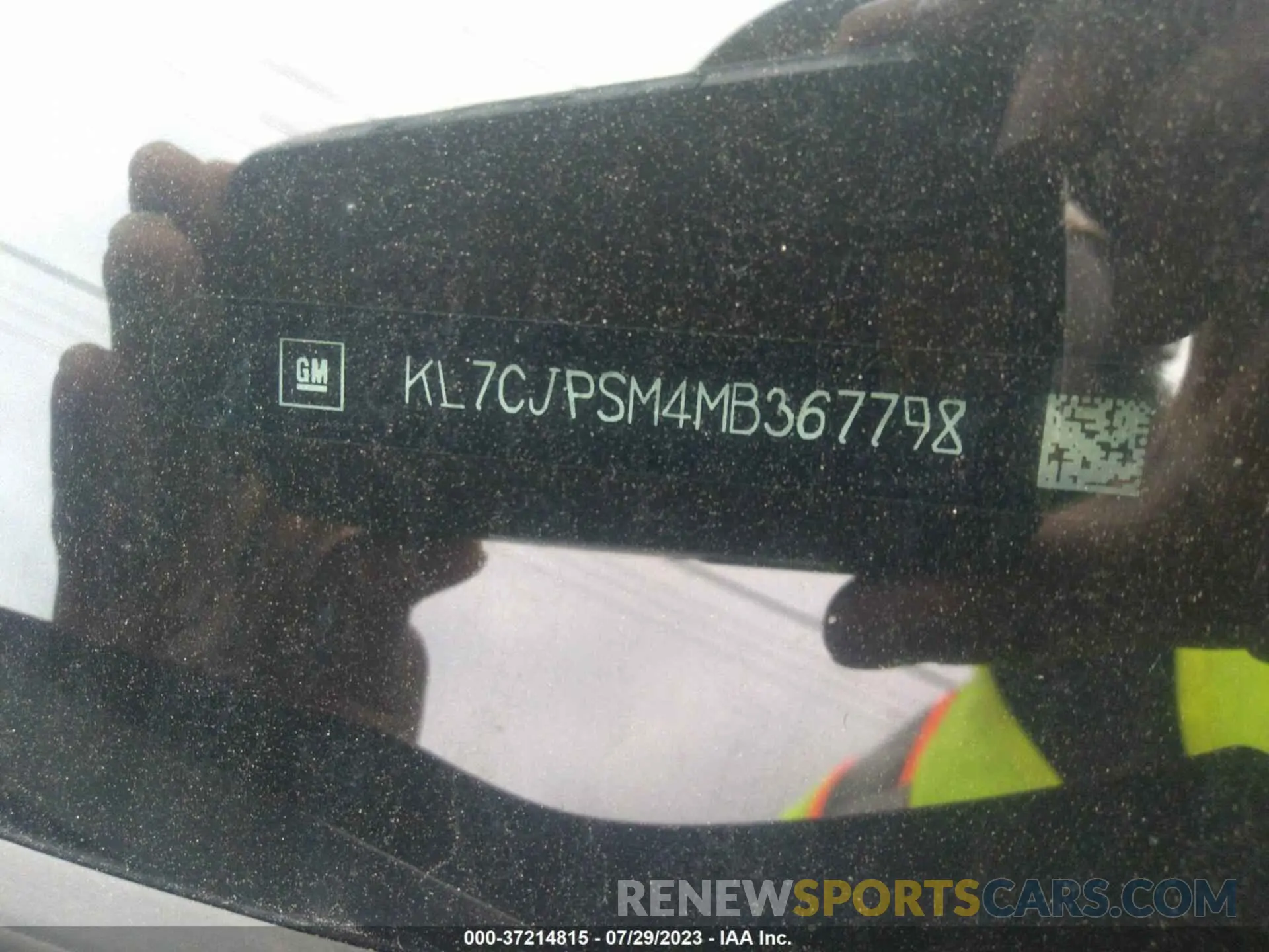9 Photograph of a damaged car KL7CJPSM4MB367798 CHEVROLET TRAX 2021