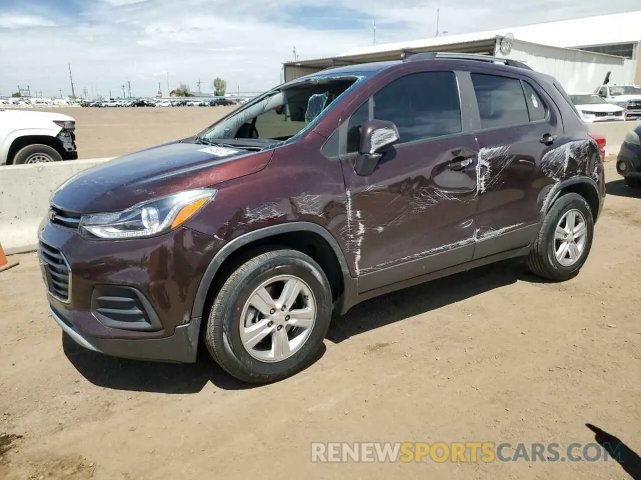 1 Photograph of a damaged car KL7CJPSM4MB368353 CHEVROLET TRAX 2021