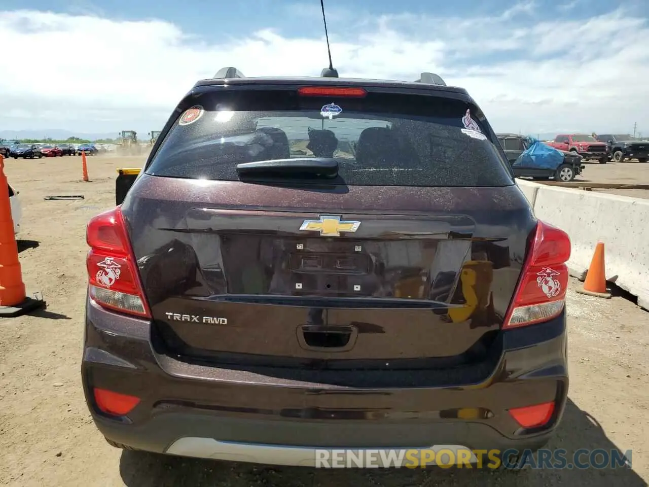 6 Photograph of a damaged car KL7CJPSM4MB368353 CHEVROLET TRAX 2021