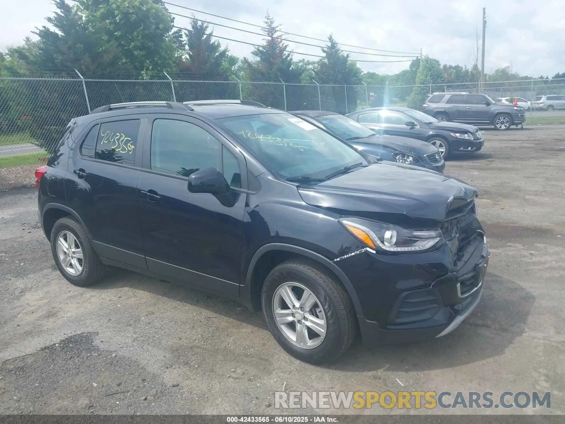 1 Фотография поврежденного автомобиля KL7CJPSM5MB374551 CHEVROLET TRAX 2021