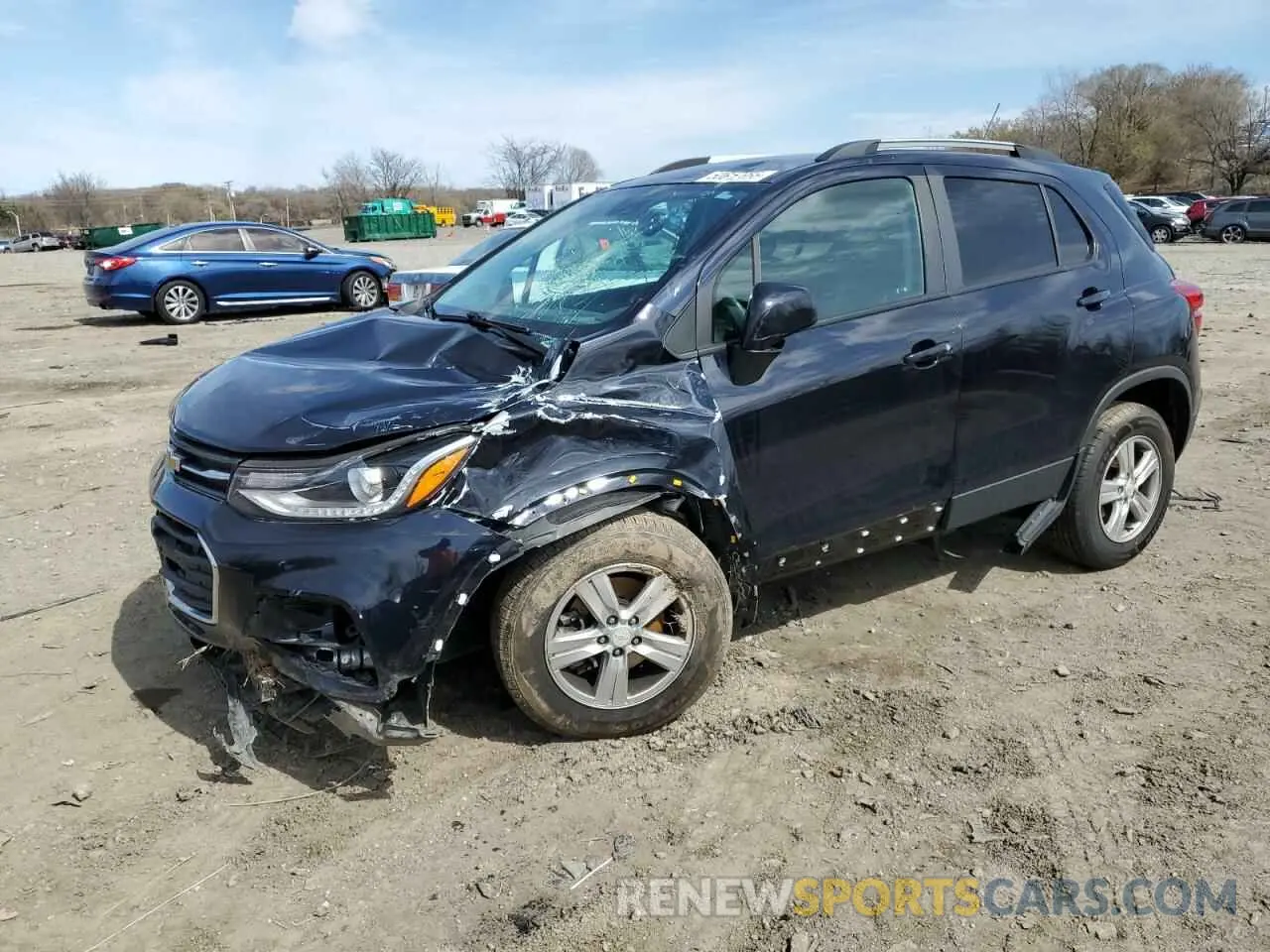 1 Photograph of a damaged car KL7CJPSM6MB372971 CHEVROLET TRAX 2021