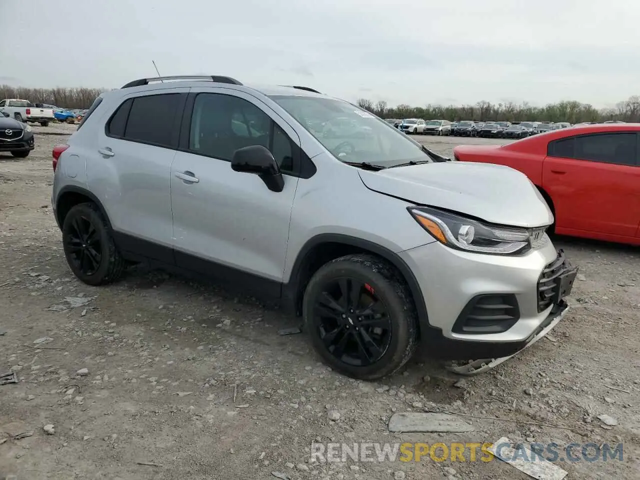 4 Фотография поврежденного автомобиля KL7CJPSM7MB360781 CHEVROLET TRAX 2021